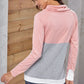 Colorblock Drawstring Sweatshirt | AdoreStarr