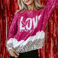 LOVE EVERYBODY Leopard Sweatshirt | AdoreStarr