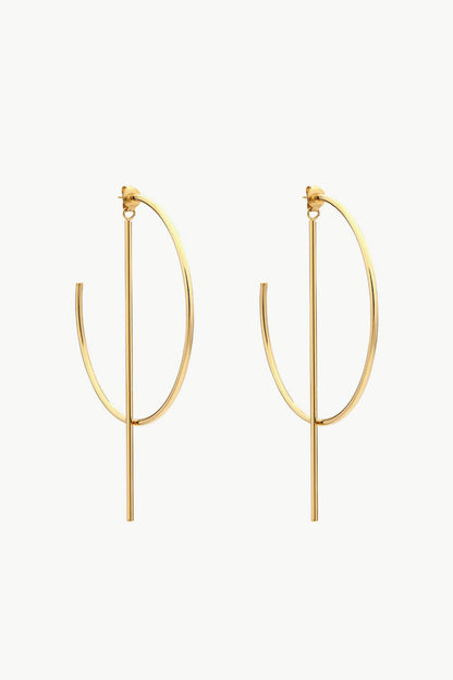 C-Hoop Earrings | AdoreStarr