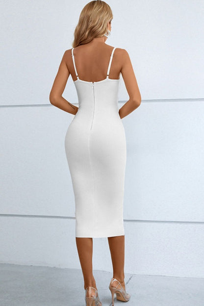 Cutout Midi Bodycon Dress | AdoreStarr