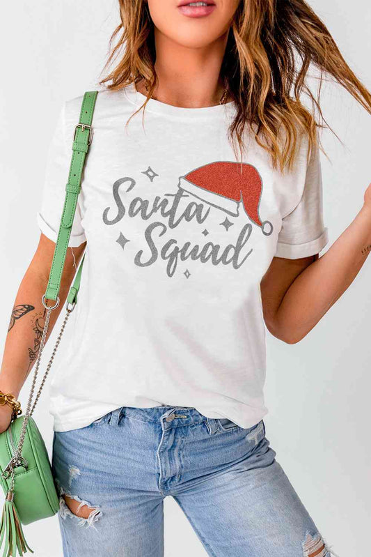 SANTA SQUAD Graphic T-Shirt | AdoreStarr