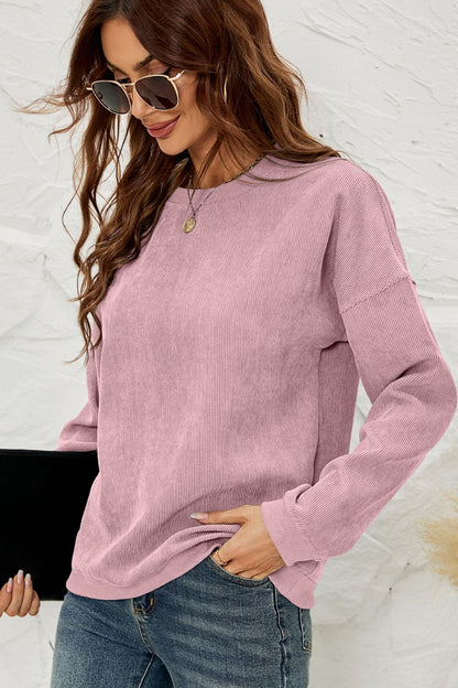 Dropped Shoulder Sweatshirt | AdoreStarr