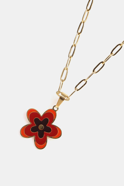 Flower Pendant Necklace | AdoreStarr