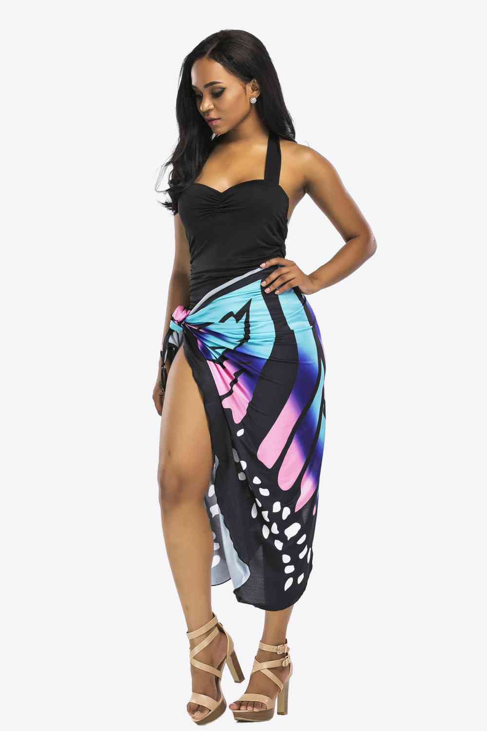 Butterfly Spaghetti Strap Cover-Up | AdoreStarr