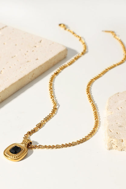 Inlaid Pendant Necklace | AdoreStarr