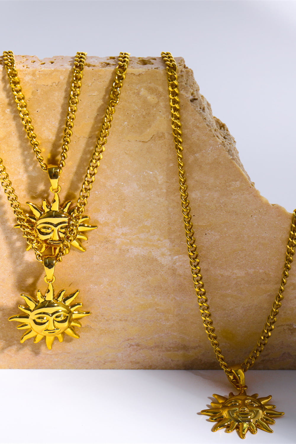 Sun Pendant Copper Necklace | AdoreStarr
