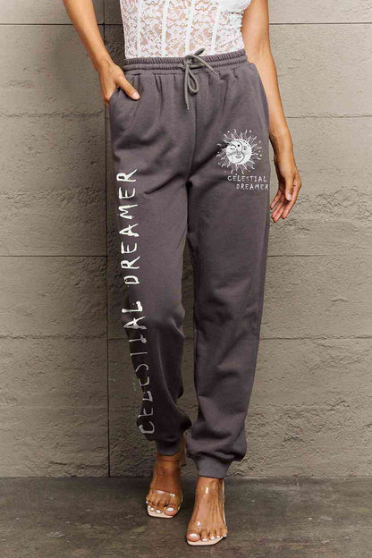 CELESTIAL DREAMER Graphic Sweatpants | AdoreStarr