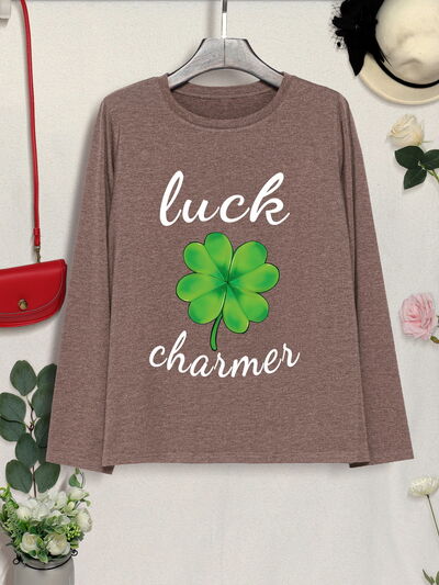LUCK CHARMER Lucky Clover T-Shirt | AdoreStarr