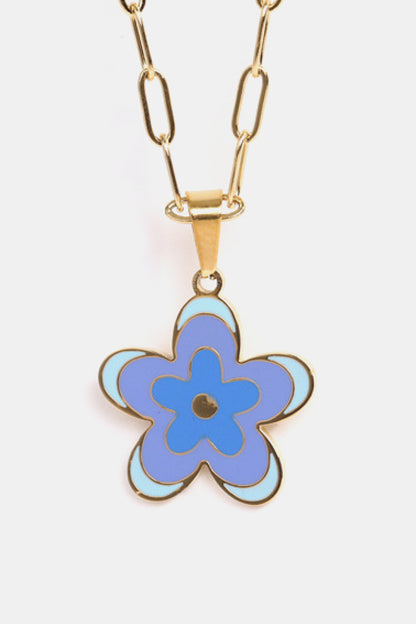 Flower Pendant Necklace | AdoreStarr