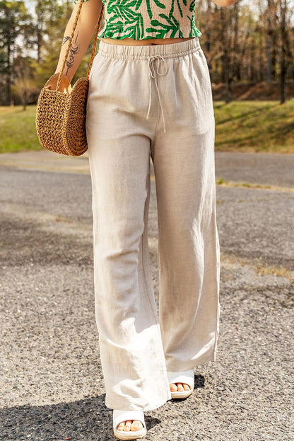 Drawstring Waist Pants | AdoreStarr