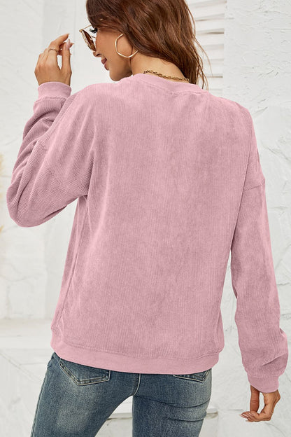 Dropped Shoulder Sweatshirt | AdoreStarr