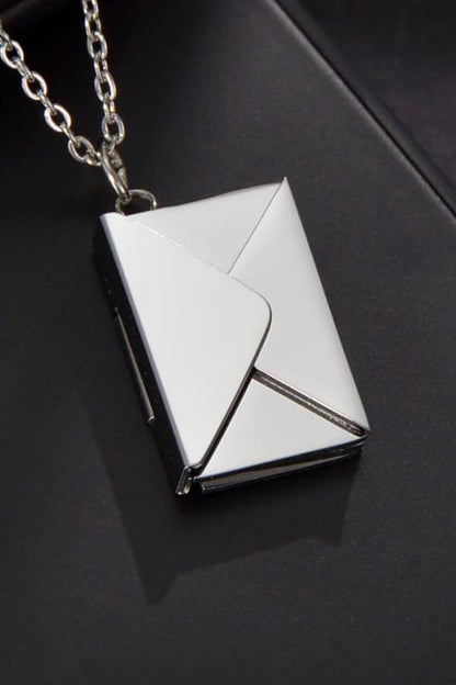 Envelope Pendant Necklace | AdoreStarr