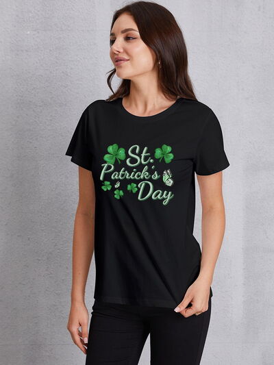 ST. PATRICK'S DAY Round Neck T-Shirt | AdoreStarr