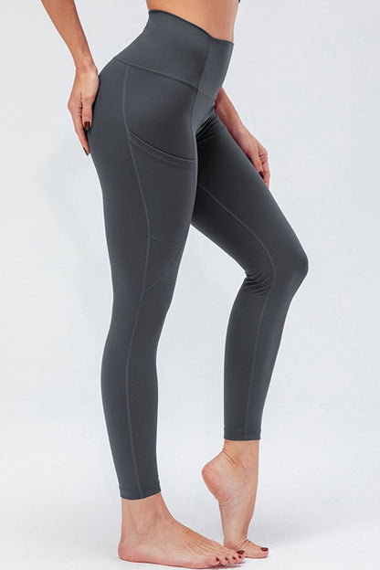 Wide Waistband Active Leggings | AdoreStarr