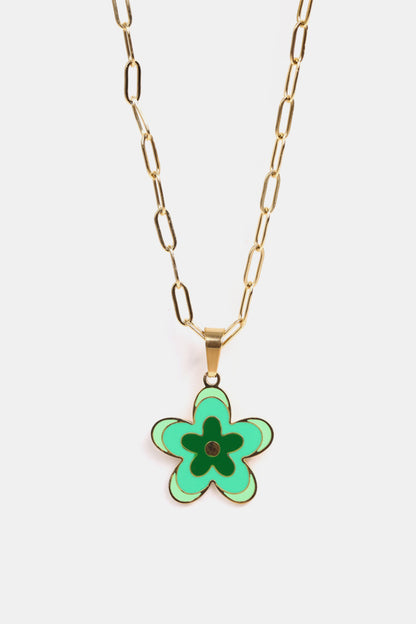 Flower Pendant Necklace | AdoreStarr