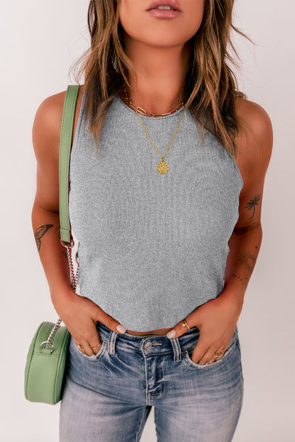 Round Neck Tank Top | AdoreStarr