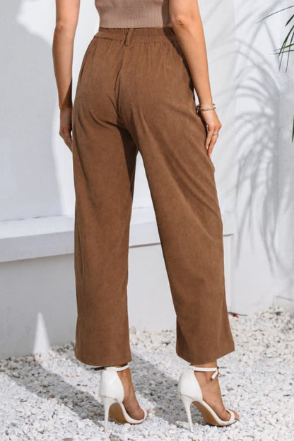 Buttoned Long Pants | AdoreStarr