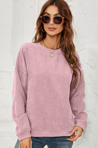 Dropped Shoulder Sweatshirt | AdoreStarr