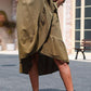 Elastic Waist Midi Skirt | AdoreStarr