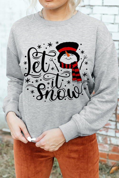LET IT SNOW Sweatshirt | AdoreStarr