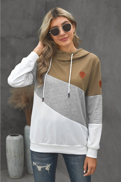 Colorblock Pullover Hoodie | AdoreStarr