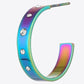 Multicolored C-Hoop Earrings | AdoreStarr