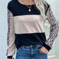 Leopard Colorblock Sweatshirt | AdoreStarr