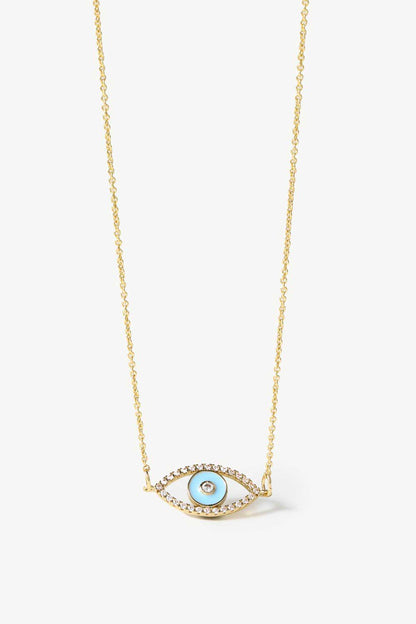 Evil Eye Pendant Chain Necklace | AdoreStarr