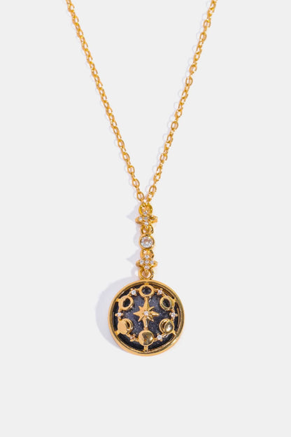 Vintage Pendant Copper Necklace | AdoreStarr
