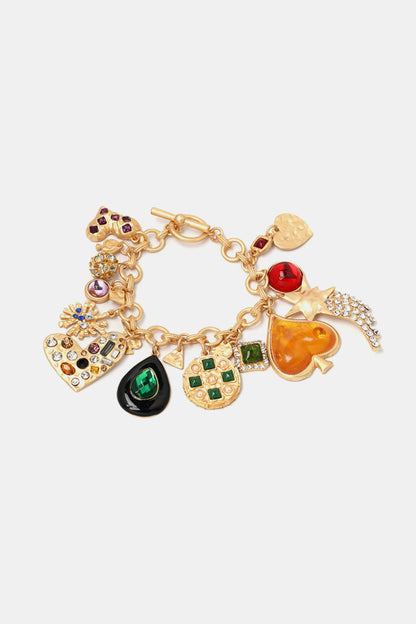 Multi Charm Resin Bracelet | AdoreStarr