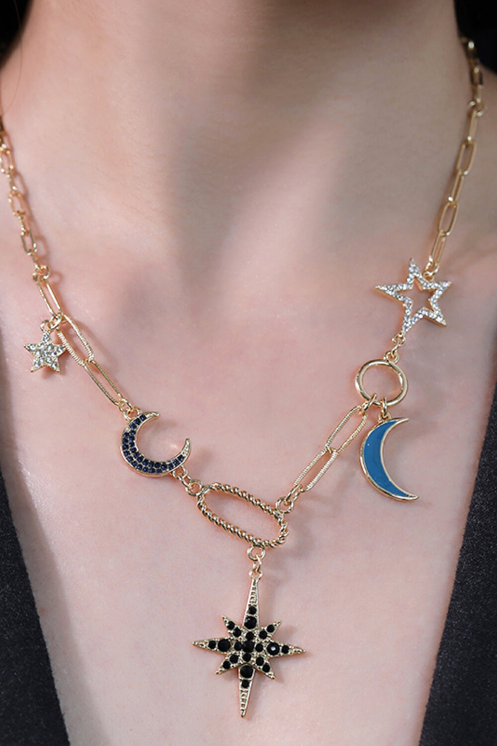 Star and Moon Necklace | AdoreStarr