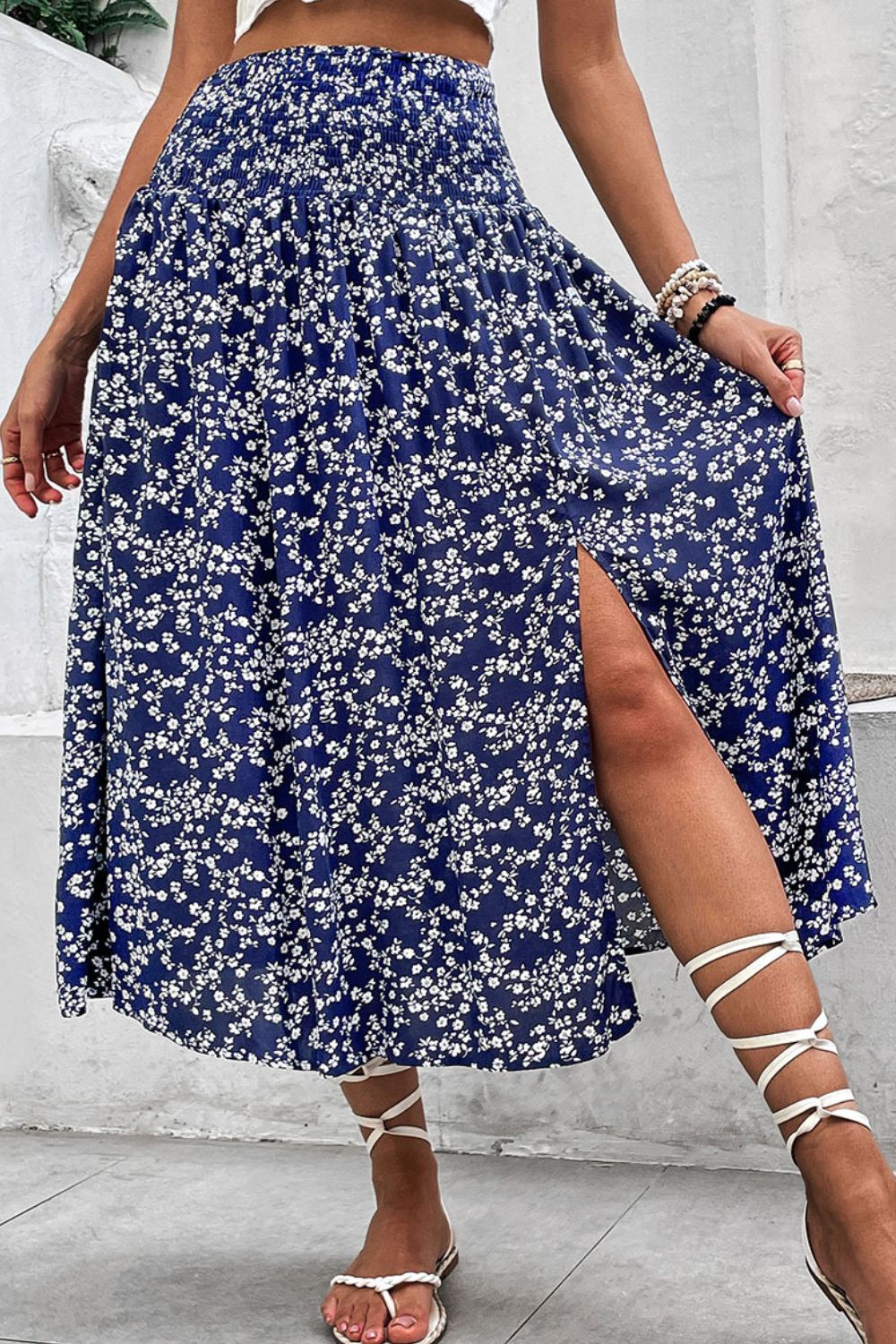Ditsy Floral Midi Skirt | AdoreStarr