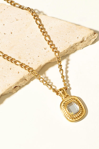 Inlaid Pendant Necklace | AdoreStarr