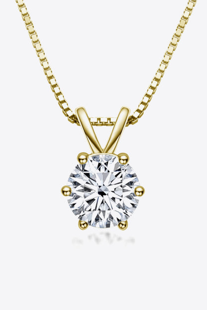 Moissanite Pendant Necklace | AdoreStarr