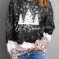 LET IT SNOW Graphic Leopard Sweatshirt | AdoreStarr