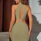 Cutout Sleeveless Mini Dress | AdoreStarr