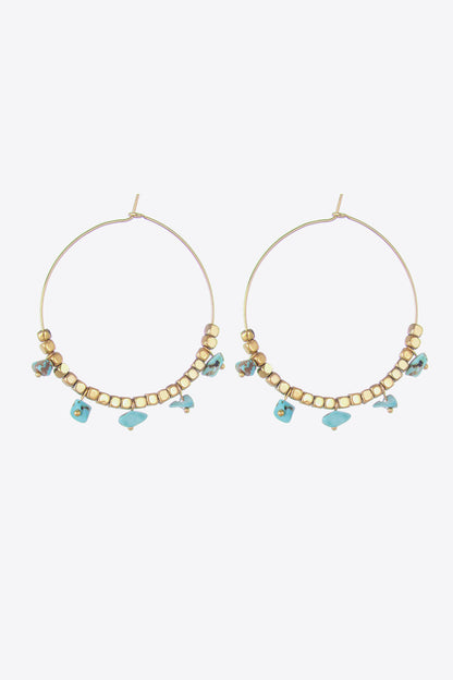Turquoise Hoop Earrings | AdoreStarr