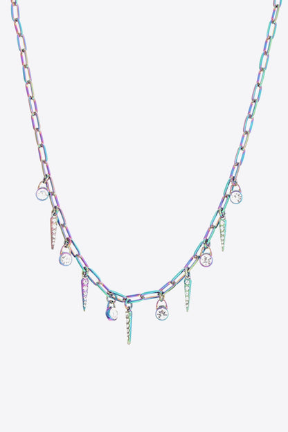 Colorful Multi-Charm Necklace | AdoreStarr