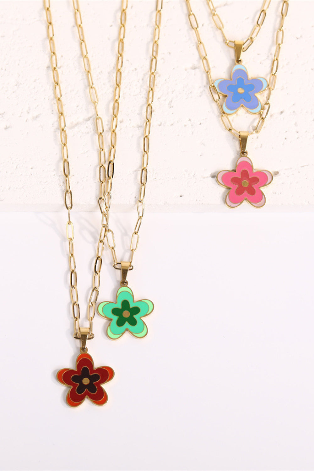 Flower Pendant Necklace | AdoreStarr