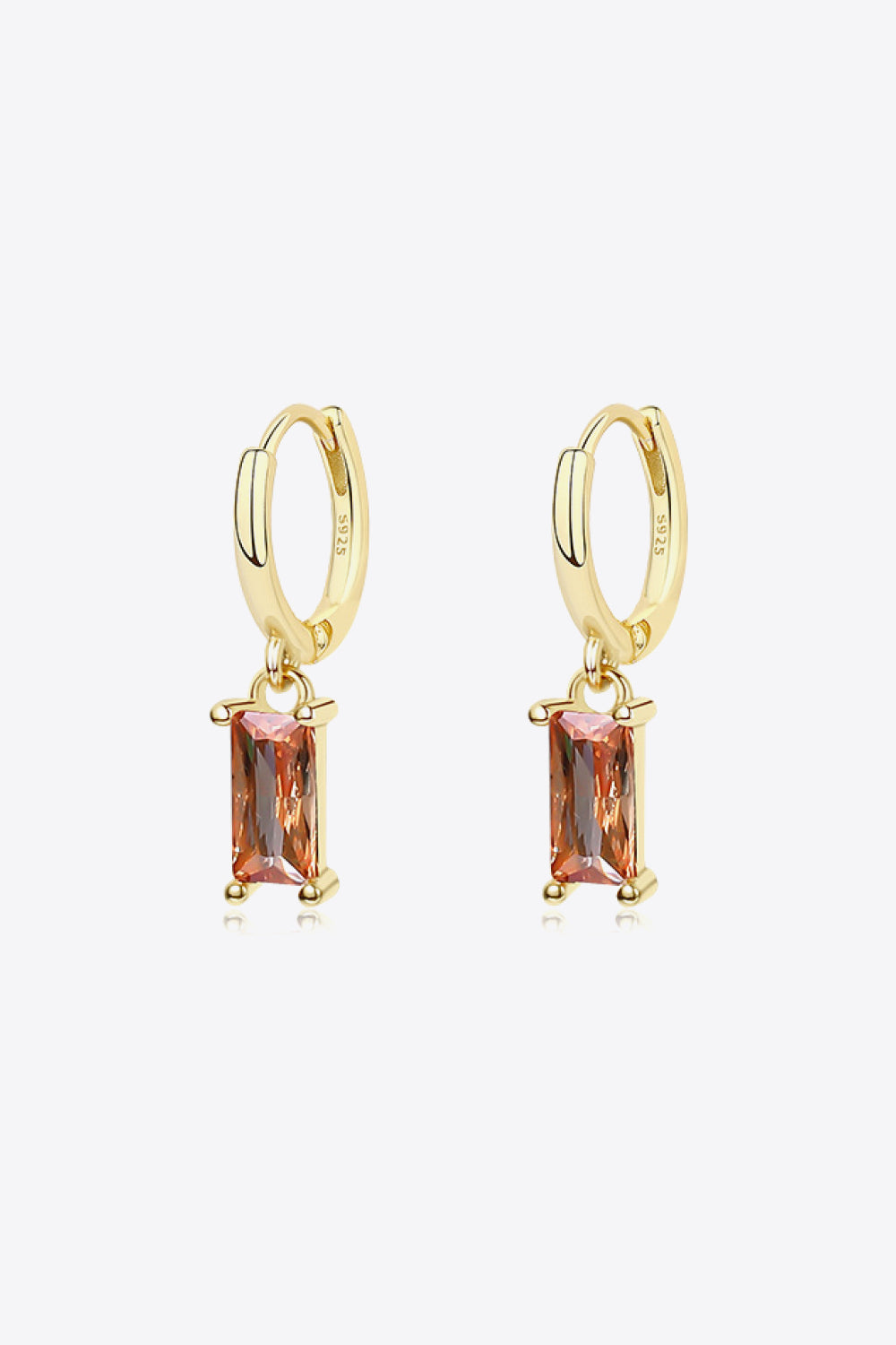 Retro Cubic Drop Earrings | AdoreStarr