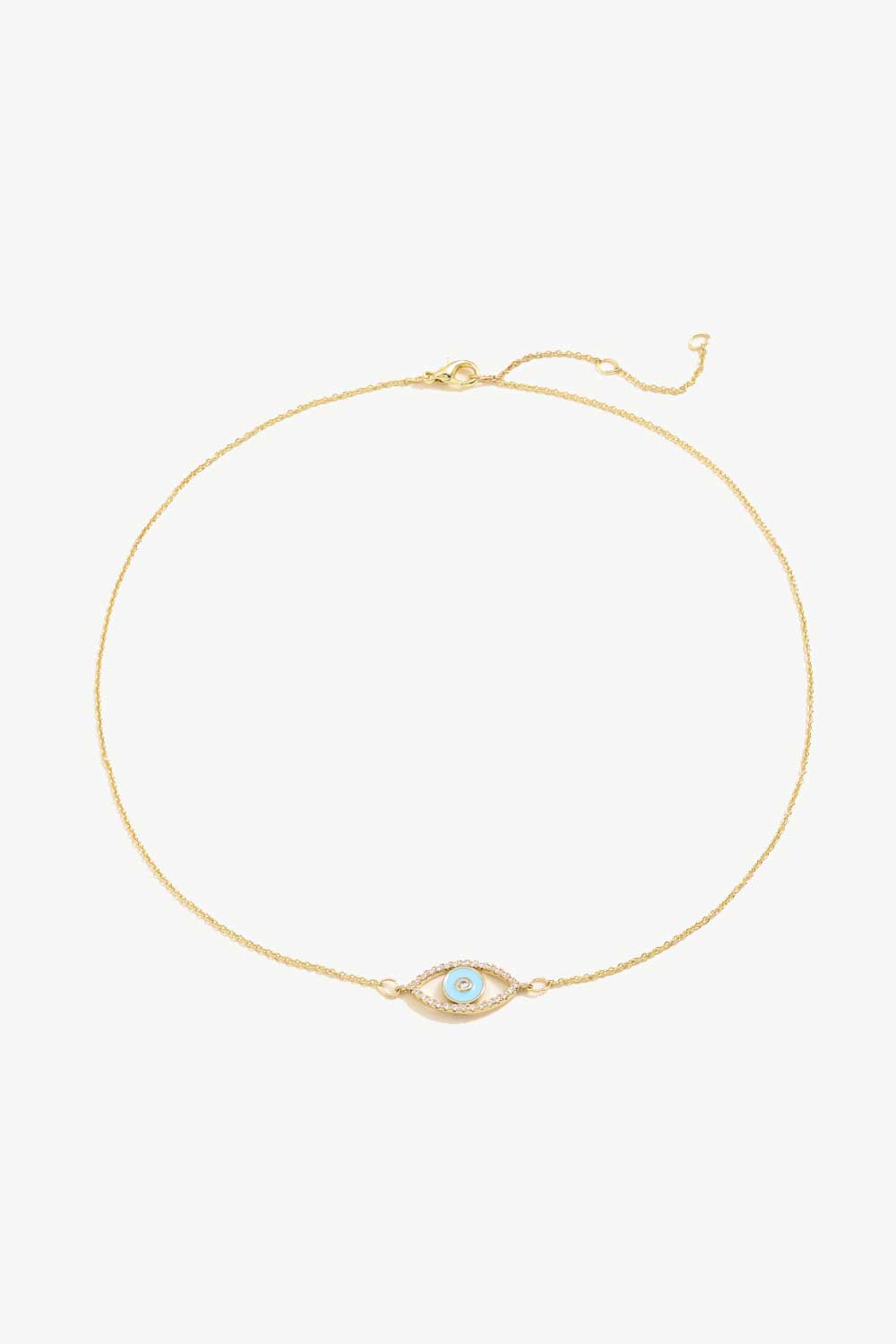 Evil Eye Pendant Chain Necklace | AdoreStarr