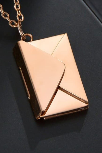 Envelope Pendant Necklace | AdoreStarr