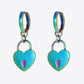 Multicolored Heart Drop Earrings | AdoreStarr