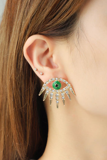 Evil Eye Dangle Earrings | AdoreStarr