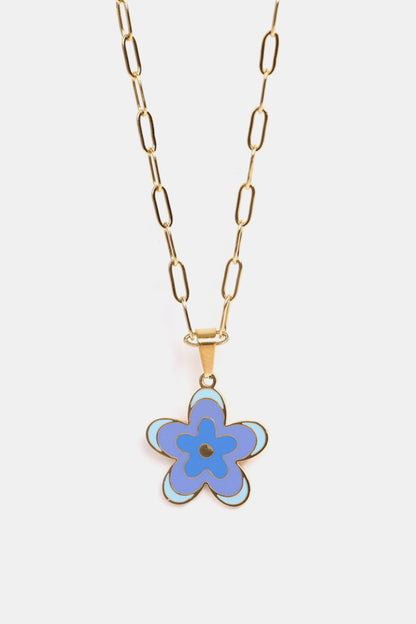 Flower Pendant Necklace | AdoreStarr