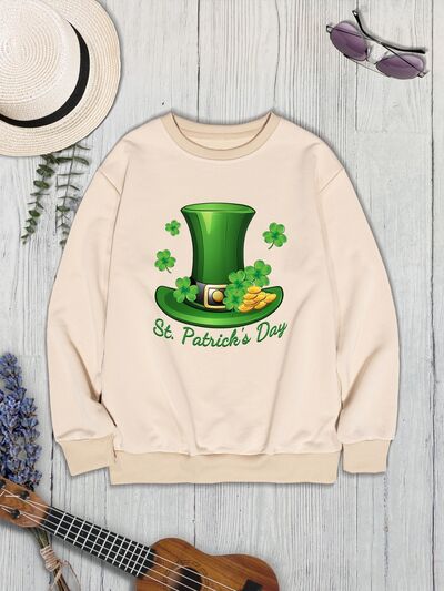 ST. PATRICK'S DAY Dropped Shoulder Sweatshirt | AdoreStarr