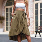 Elastic Waist Midi Skirt | AdoreStarr