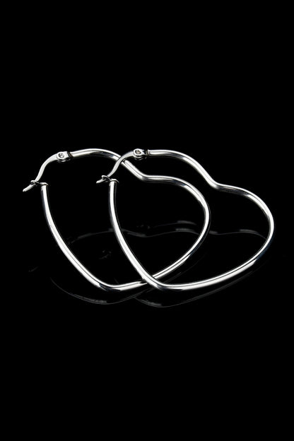 Heart Stainless Steel Earrings | AdoreStarr