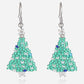 Beaded Christmas Tree Earrings | AdoreStarr