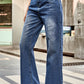 Loose Fit Buttoned Jeans | AdoreStarr